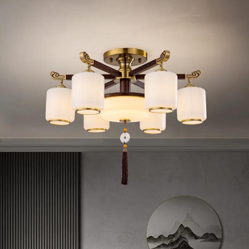 Oeny Modern Chinese Villa Dining Hall Lamp