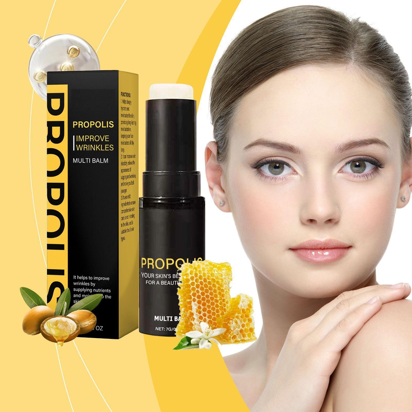 

Увлажняющий бальзам для лица с прополисом, увлажняющий крем для лица с экстрактом пчелиного прополиса, глубокое увлажнение, увлажнение, питание