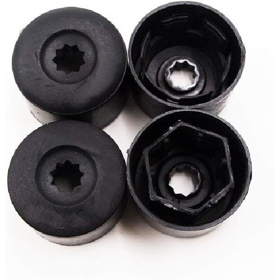 

Wheel Lug Nut Bolt Cover Caps Replacement for MK4 MK5 MK6 B5 B6 B7 plus Set o