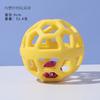 Pet Hol-ee Roller Dog Toy Puzzle Ball, Natural Rubber, Large (5.5 Inch Diameter), Colors May Vary