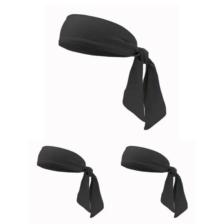 Elastic Sports Ribbon Pirate Sweatband for Tennis Unisex Men Women Teens Headband Gym Fitness Yoga Hair Bands Athletic Headwear