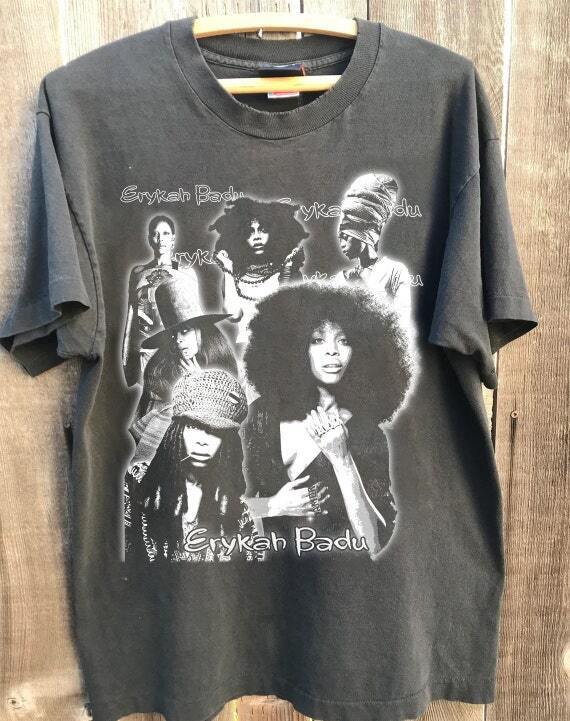 Reprint Erykah Badu Shirt Erykah Badu Graphic 2023 classic T shirt XXL
