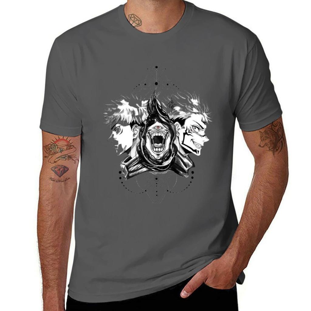 itadori vs ryoUnisex sakuna TShirt Daily Casual Short Sleeve Tee Shirt