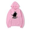 What Cute Little Black Cat Holding A Knife Women Street Hoody Hipster Autumn Winter Long Sleeve Sweatshirt Hip Hop Woman Hoodie