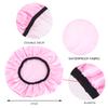 Hot Double Layer Reusable Hair Bath Cap Custom Logo Waterproof EVA Elastic Band Shower Cap