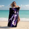 1pc Genshin Impact Beelzebul1 Beach Towel, Comfortable and Thick, and Swimming/Bath/Picnic/Camping Towel, Suitable for Seaside Beaches
