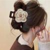 1PCS Fashion Sweet Headwear Hairpin Woolen Flower Bow Shape Hairpin Hair Clip Shark Claw Hair Accessories for Women