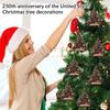 0th Anniversary Christmas Tree Ornaments for Patriotic Holiday Decor
