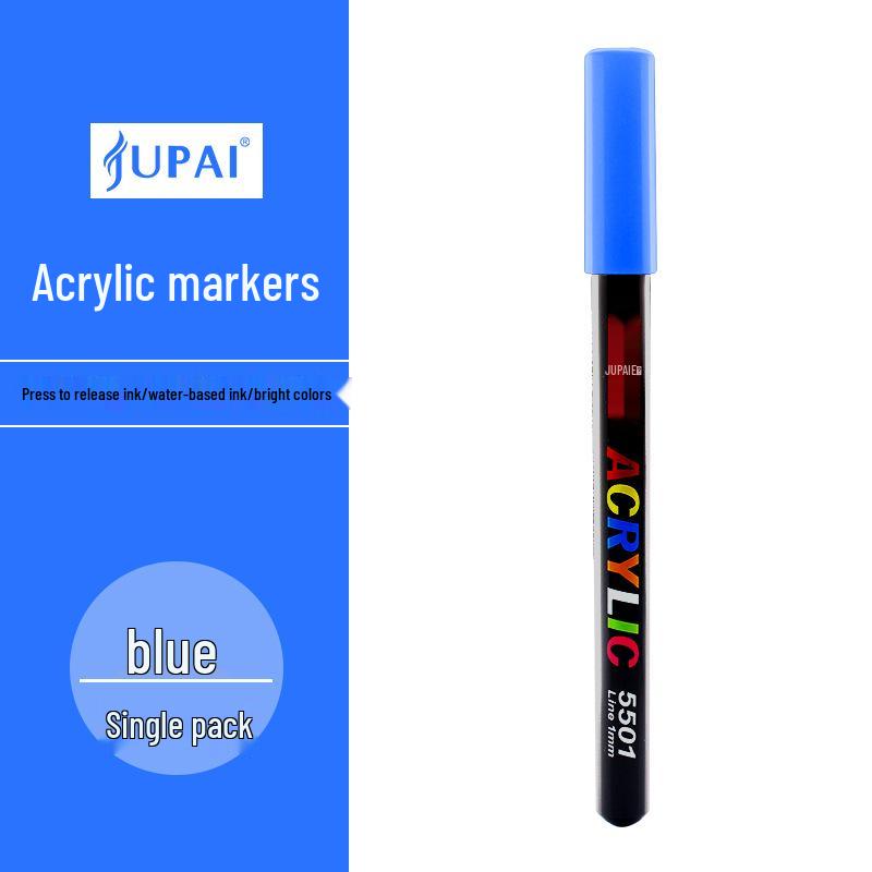 Pennarello acrilico gigante impilabile singolo per l'arte degli studenti, colore speciale non trasparente. Ideale per progetti con acquerelli e pittura.