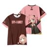 Spy X Family 3D Druck T-Shirts Anime Harajuku Kawaii Herren Damen Cosplay Oversize T-Shirt Tops T-Shirts Erwachsenenkleidung Geschenk Top