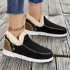 Fashion Crestar Winter Fur Shoes For Men Outdoor Solid Colors Antiskid Fuzzy Snow Boots Indoor Fluffy Plush Cotton Shoes Home Slippers