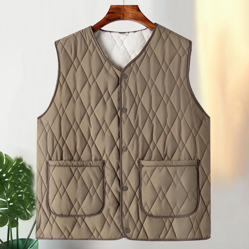 Women's Plus Velvet Thickened Warm Vest for Middle-aged & Elderly