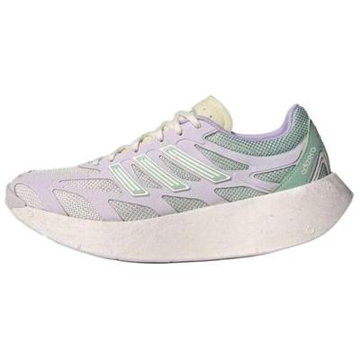 Adizero Aruku Abrasion Resistant Low Top Casual Running Shoes Unisex Light Purple Sneakers JR0051