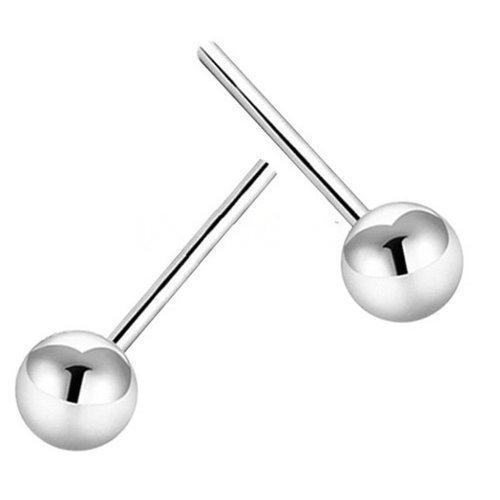 

Серьги-гвоздики ручной работы с глянцевыми круглыми бусинами, Doudou, простые мини-серьги, серьги в корейском стиле 7MM