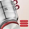Aishida 30CM 2-Layer 304 Stainless Steel Steamer