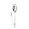 Stainless Steel Common Spoon and Fork Set Banquet Party Service Parting Colander Cake Spoon Dessert Shovel Butter Knife