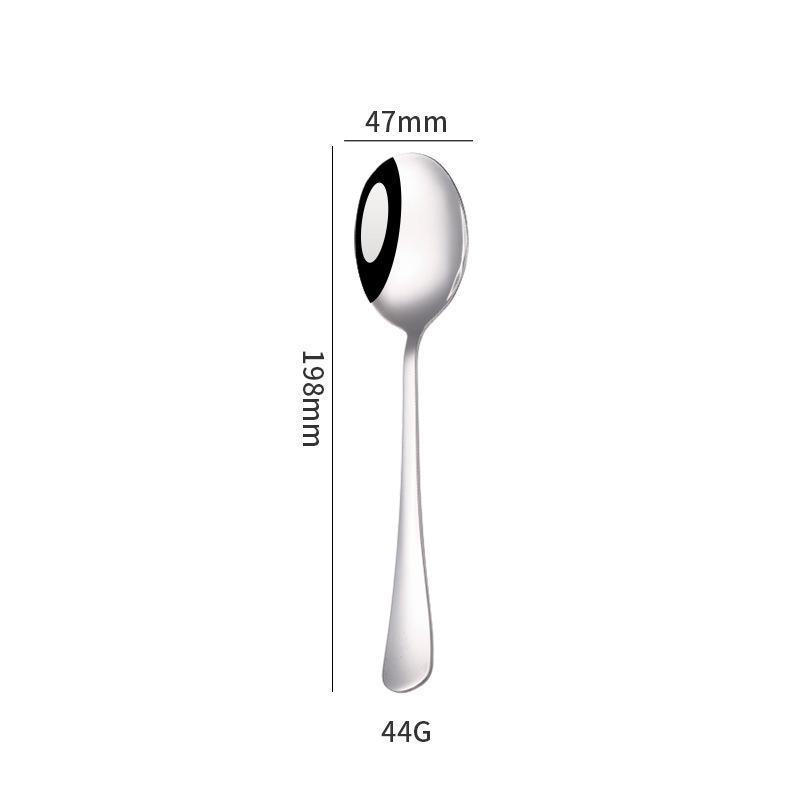 Stainless Steel Common Spoon and Fork Set Banquet Party Service Parting Colander Cake Spoon Dessert Shovel Butter Knife