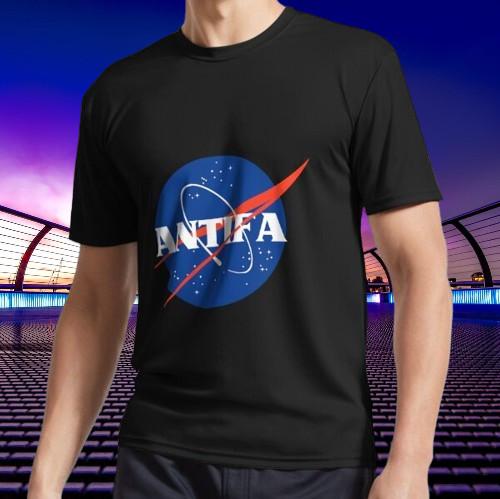 Antifa Active Logo T-Shirt Unisex Size S-5XL L