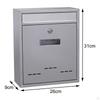 Large Wall Mount Mailbox, Lockable, Box, Capacity, Mail Box Letterbox Postbox for Door Home