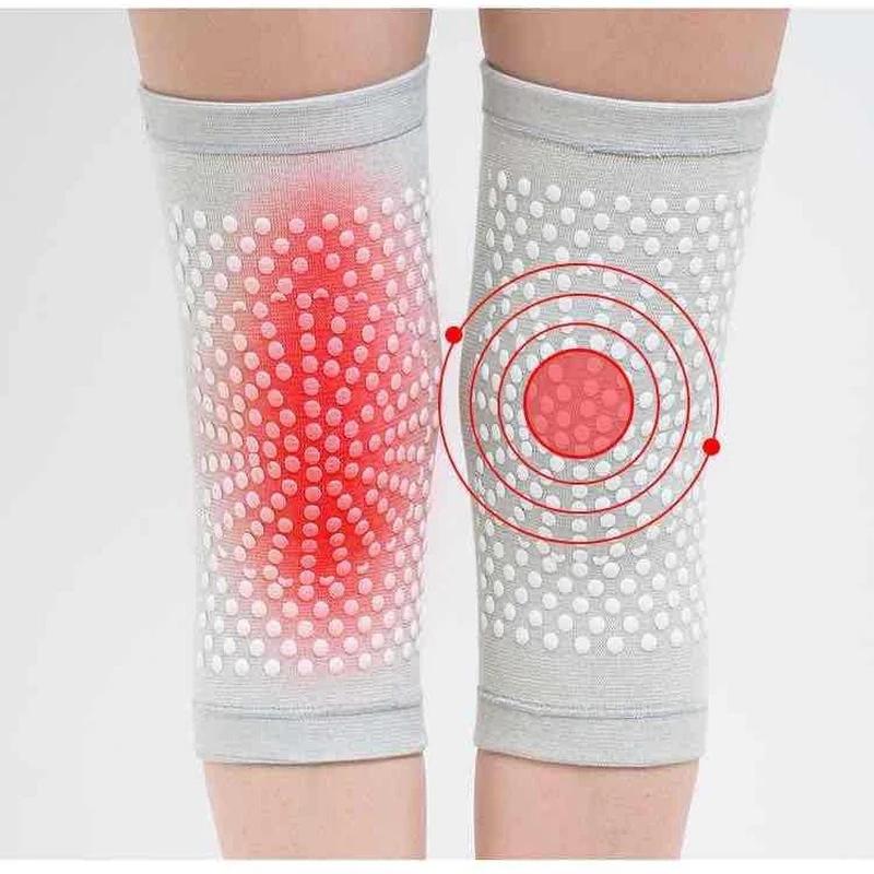2-Pack Self-Heating Knee and Elbow Support Pads Dot Matrix Knee Pads Tourmaline Cover