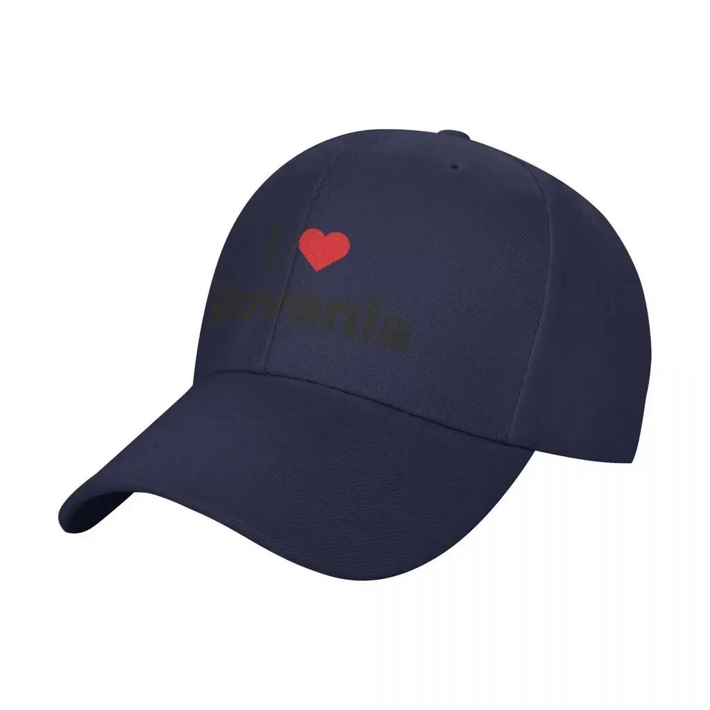 I Love Slovenia Baseball Cap Golf Hat Vintage Golf Cap Hat Baseball Cap Luxury Woman Men's