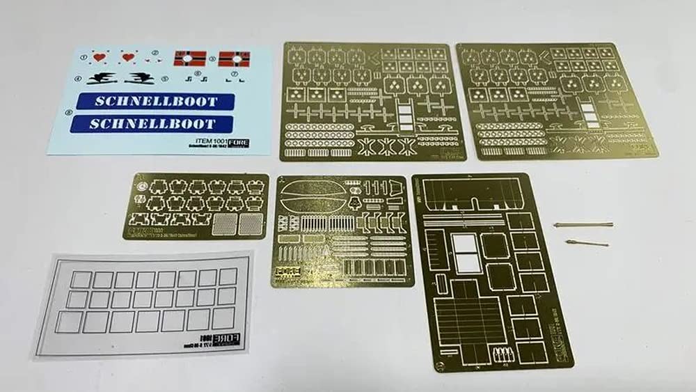 ForeHobby Scale German Navy Schnellboot Fast Attack Plastic Model Kit FHB1001 1/72 S-38 Boat, 1942,