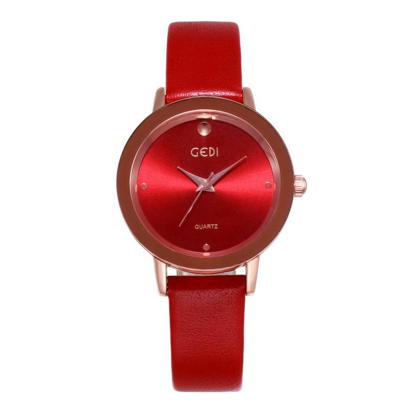 Simple And High-Value Couple Belt Quartz Watch Fashionable Light Luxury High-End Waterproof Quartz Belt Watch