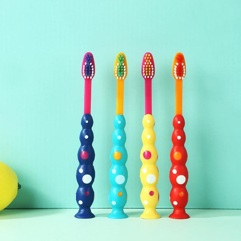

Kids Soft Bristle Toothbrush Set – 4 Pack Colorful Cartoon Manual Toothbrushes for Children, Gentle Daily Oral Care 4pcs