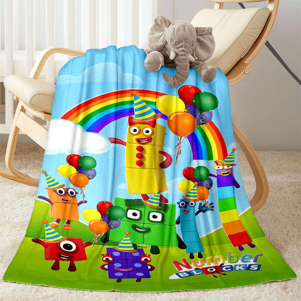 Numberblocks Blanket Soft & Cozy Perfect for Bed Office Chair Office for All Occasions Warmthful Decor Suitable for Gifting Relatives and Friends