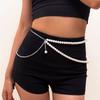 Waist Chain for Women, European and American Style, Simple and Trendy, Popular On Instagram, Stylish Accessory for Hot Girls To Pair with Dresses