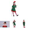 Exquisite Christmas Elf Cosplay Costume Set For Xmas Parties Creative Role Play