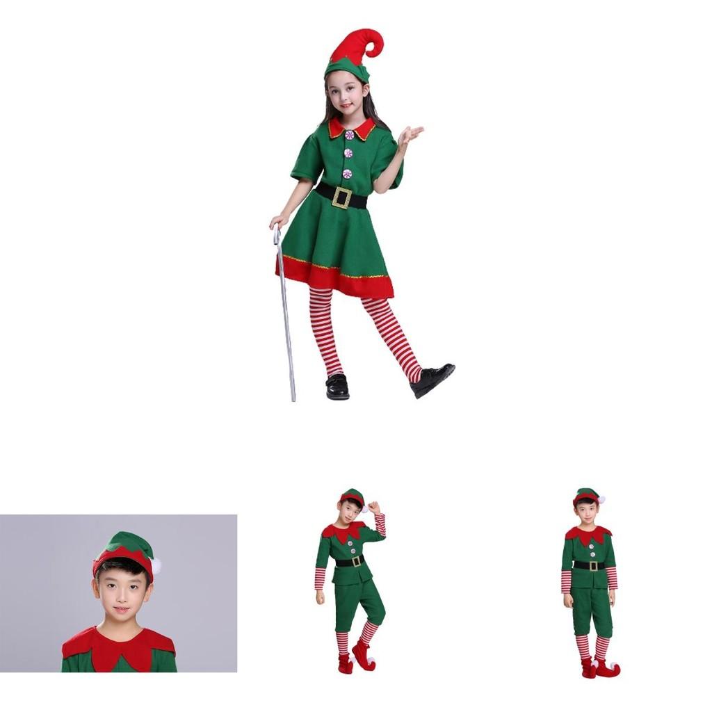 Exquisite Christmas Elf Cosplay Costume Set For Xmas Parties Creative Role Play