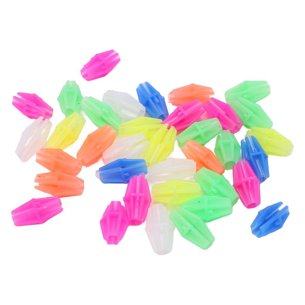 36pcs Bike Wheel Spoke Beads Plastic Kids Bike Spoke Colorful Beads Clips Bicycle Decoration