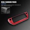 For Land Rover Defender 2020-2024 Real Carbon Fiber Center Console Gears Air Conditioning Mode Frame Cover Trim Stickers
