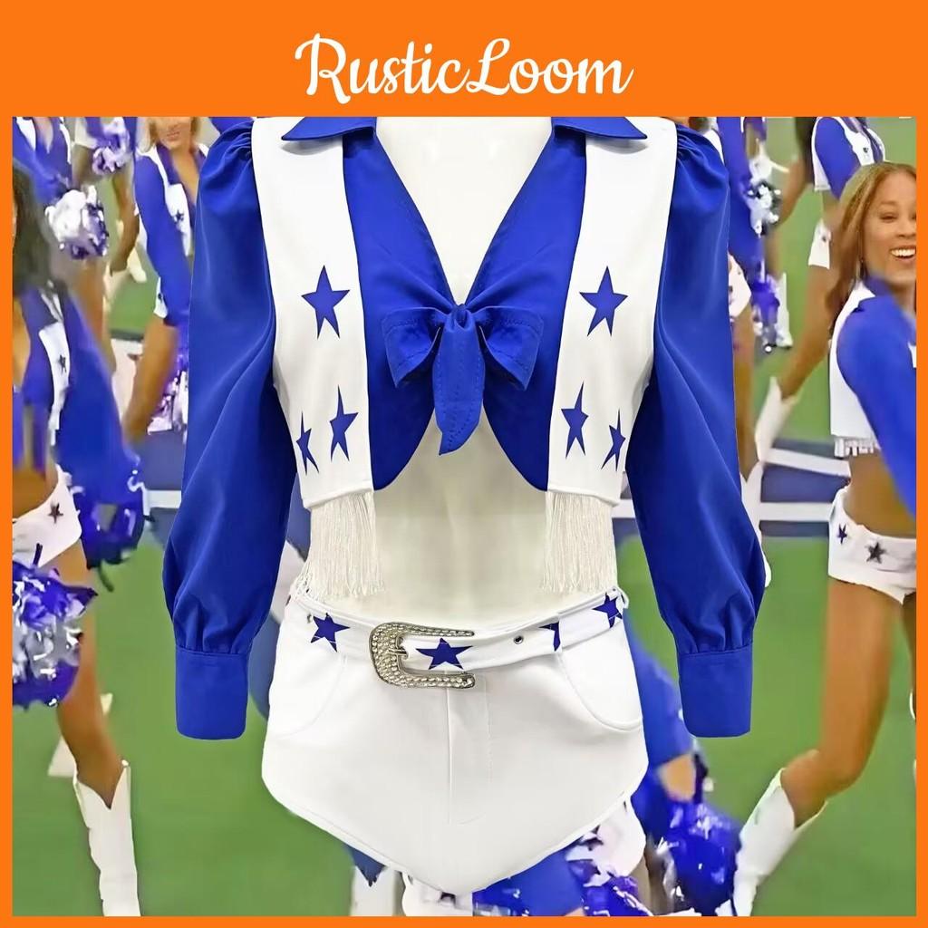 Football Cheerleader Match Girl Performance Costume Set For Performances Stage