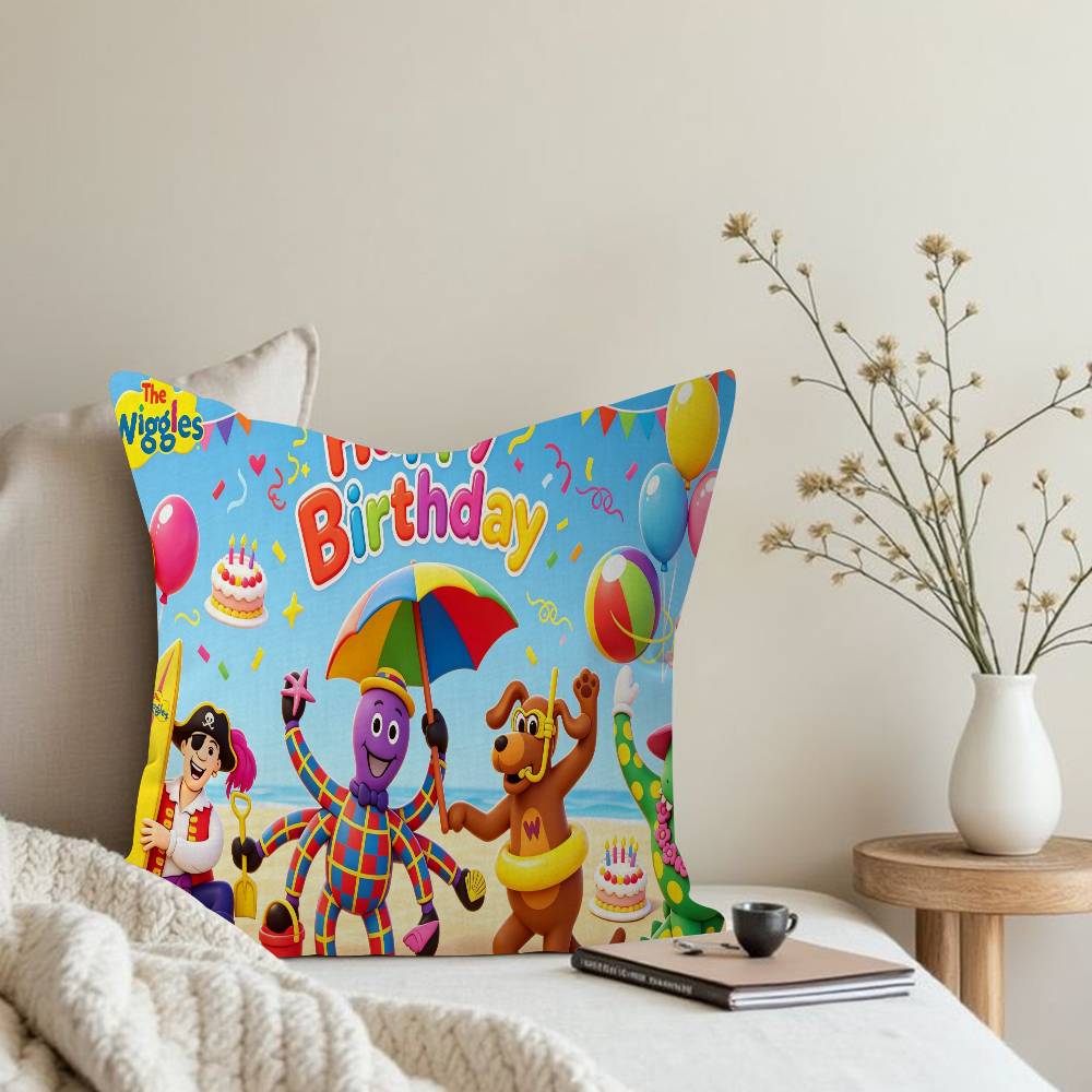 Customized The Wiggles Theme pillow cover sofa cushion cover home room decoration children gift