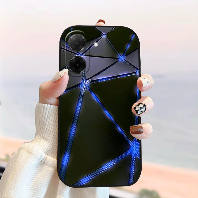 

Для Xiaomi Poco C71 Чехол 25028PC03I 25028PC03G Силиконовый Мягкий ТПУ Чехол для Телефона Для Redmi A5 4G Модный Роскошный Защитный Чехол Redmi A5 4G(171mm)