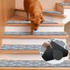 American-style Solid Wood Staircase Treads Pad - Anti-slip, Soundproof, Durable, Pet-friendly Floor Mat for Home Decor