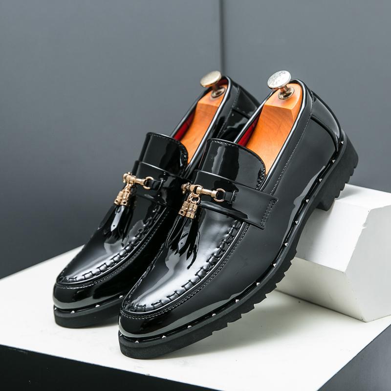 

Fashionable Loafers Men PU Casual Versatile High-quality Formal Shoes Gentlemen s Social Shoes Size 38-46 Men Shoes 46