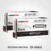 Compact Double-Ended Oil-Based Marker Pen Set - Black, Blue, Red Fine Liner, Quick-Drying & Fade-Resistant for Art & Painting