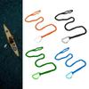Kayak Paddle Leash Bungee Cord Kayak Rod Leashes for Surfing Boating Rafting