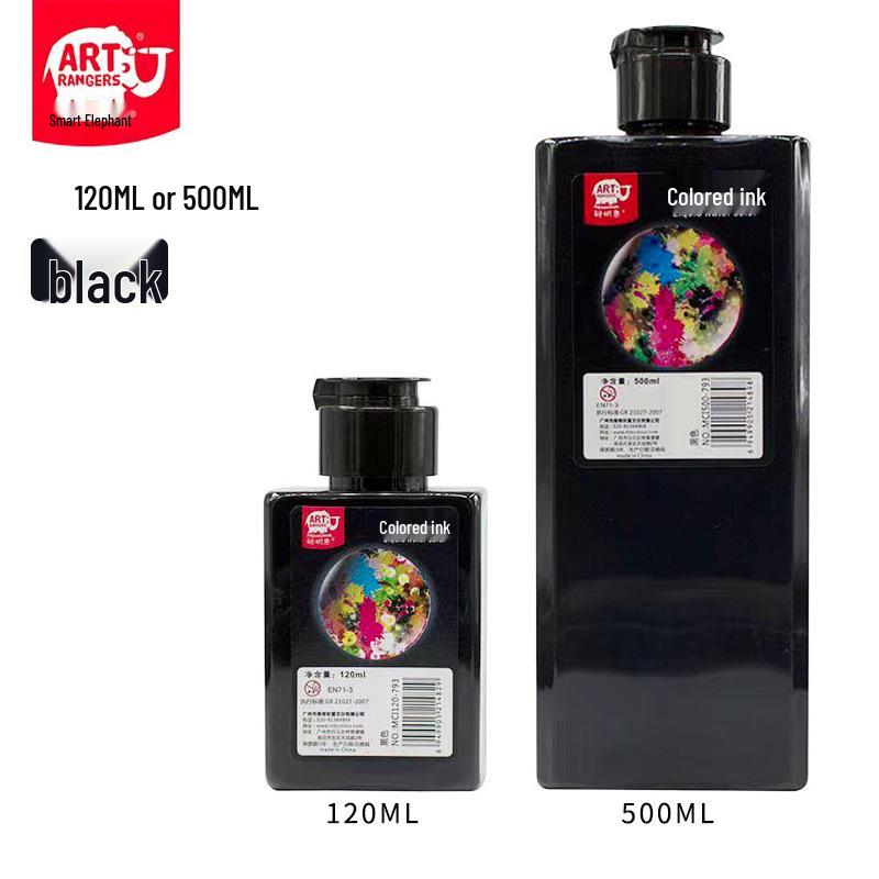 

Smart Elephant Washable Watercolor Ink Set for Kids - Beginner Chinese Painting Pigments 120ML