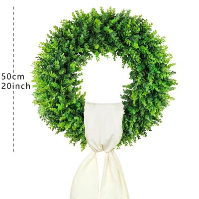 Simulation von Frostgras-Rebenkreisboden mit grünen Pflanzen, Wassergas-Rebenkreis-Blumenkranz