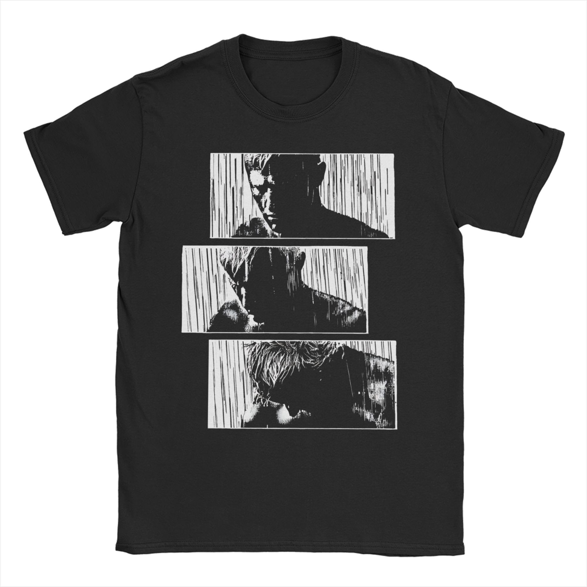 

2025 Summer Unisex Womens Blade Runner Alternative Movie Poster LeisureTops Novelty Short Sleeve Crew Neck Cotton Printed Tees S