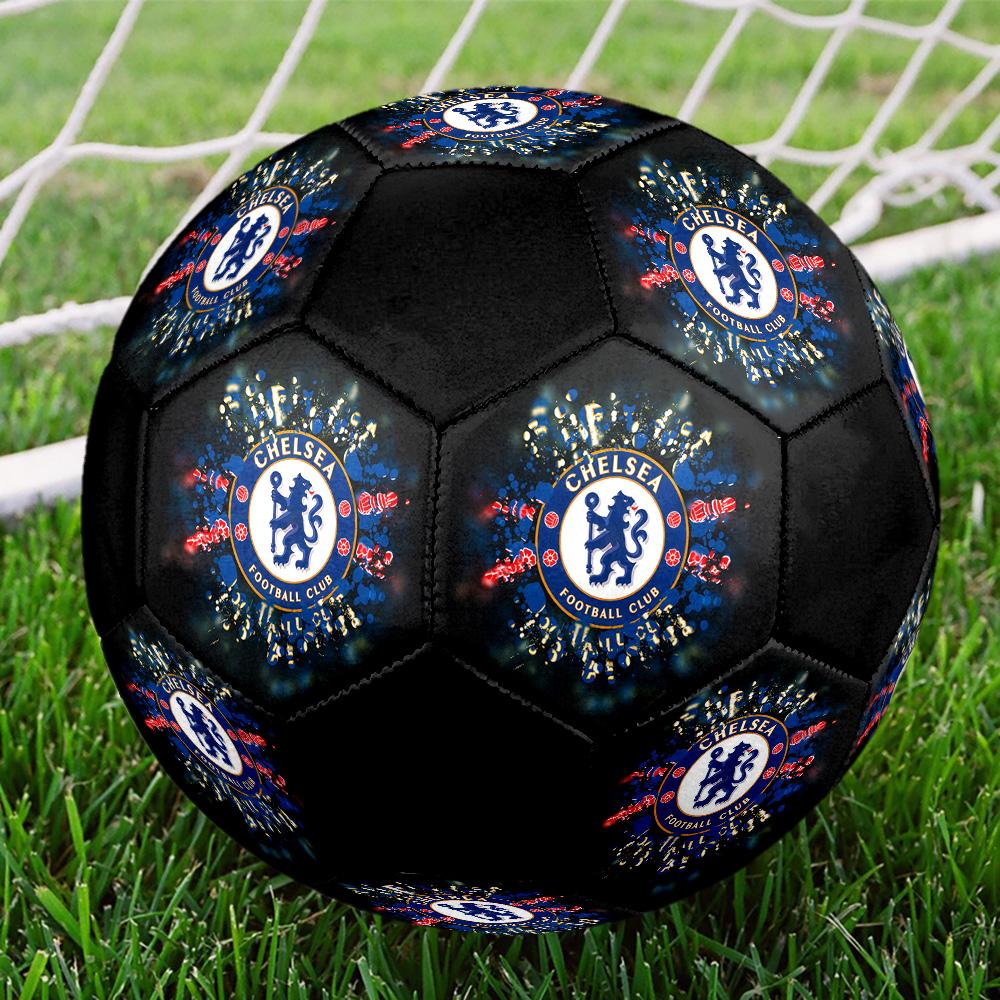 Chelsea FC Fußball Bunt Für Alle Altersgruppen Maschinengenäht PVC Wettkampftauglich Langlebig Hoher Rückprall.GRÖSSE5