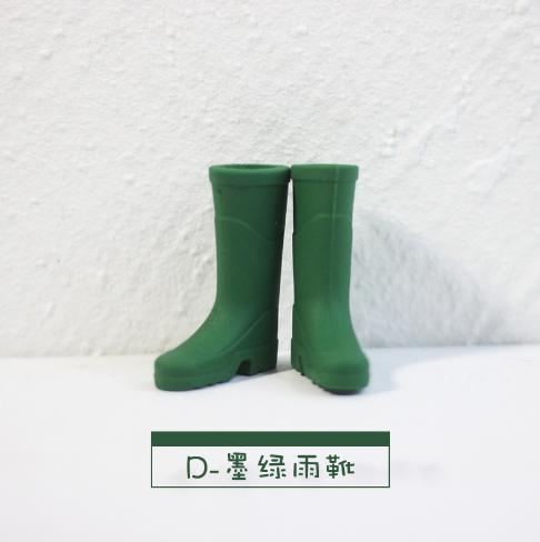 1/6 1/12 Doll House Simulation Miniature Mini Long Rain Shoes Boots Model Decor