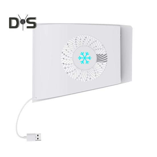 

Охлаждающий вентилятор для игровой консоли 3000 об/мин с высокой скоростью и контролем температуры, простой в установке кулер для игровой консоли с портами USB для PS5 Slim белый