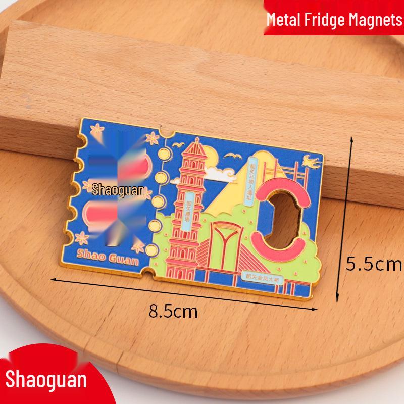 Mudanjiang Kühlschrankmagnet Flaschenöffner - Kundenspezifischer Metall-Kultur-Souvenir 2025