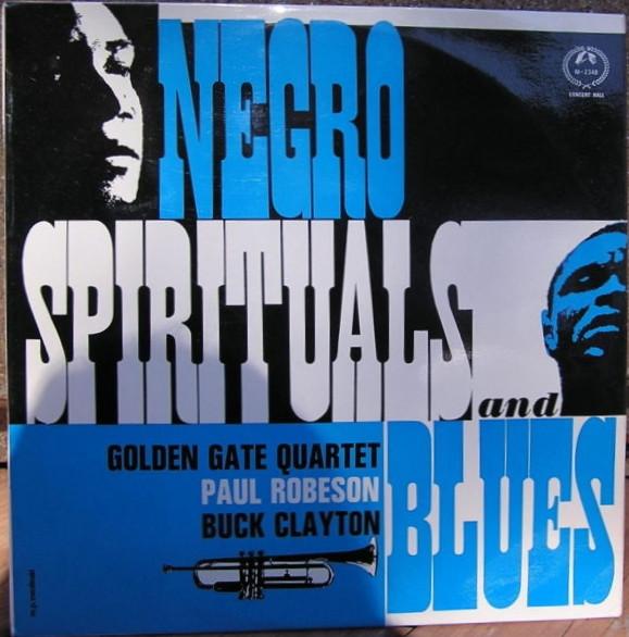 LP Record GOLDEN GATE QUINTET, PAUL ROBESON,  - Negro Sprituals And Blues M2340 CONCERT HALL 1953 Japan Blues Used