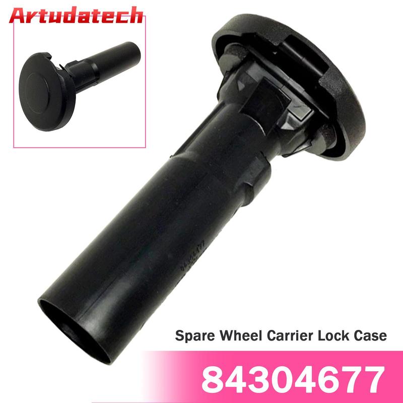 Artudatech Spare Wheel Carrier Lock Case and Cover 84304677 for Silverado Sierra -2024 Car Accessories